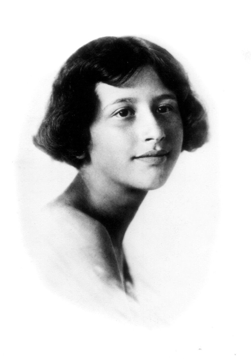 Portret Simone Weil (zdjęcie czarno-białe) autorstwa Unbekannt