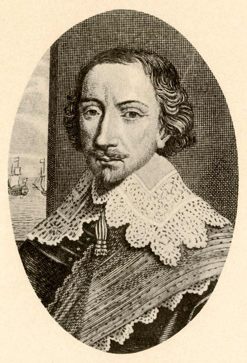 Portret Sir Johna Penningtona w angielskiej zbroi z kołnierzem Vandyke, c1610-1630, 1937. autorstwa Unbekannt