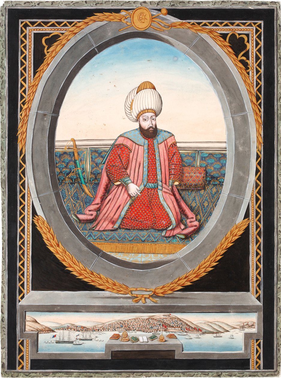 Portret sułtana Murada II 1404-1451 autorstwa Unbekannt