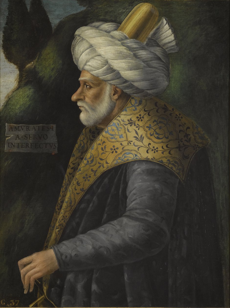 Portret sułtana Murada I 1326-1389, XVII wiek autorstwa Unbekannt