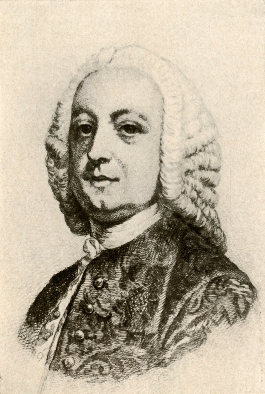Portret Thomasa Penna, gubernatora kolonialnego, c1760, 1937. autorstwa Unbekannt