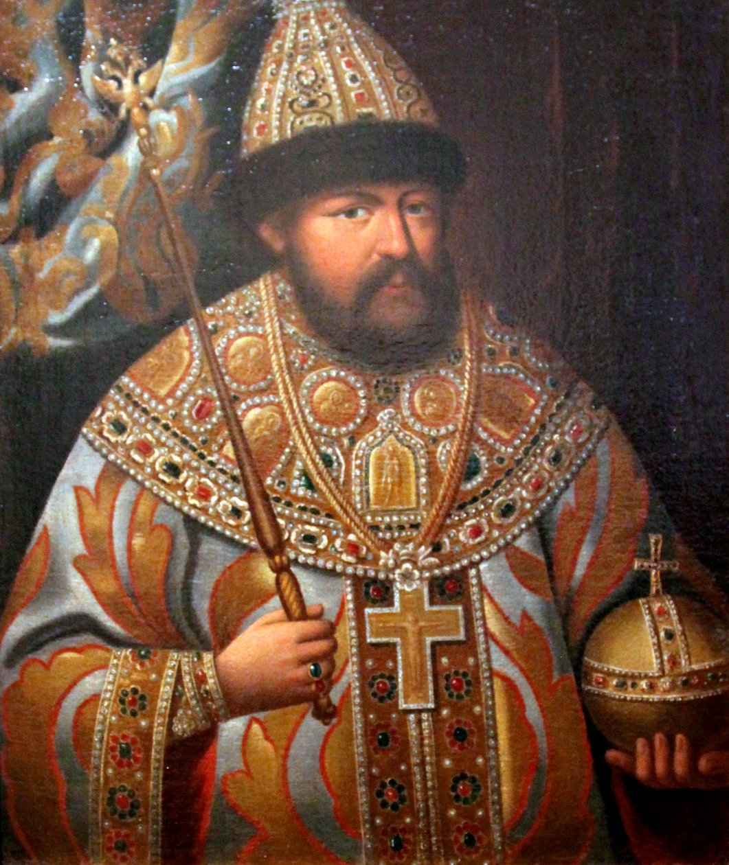 „Portret cara Aleksieja Michajłowicza, pierwsza połowa XIX w.” autorstwa Unbekannt