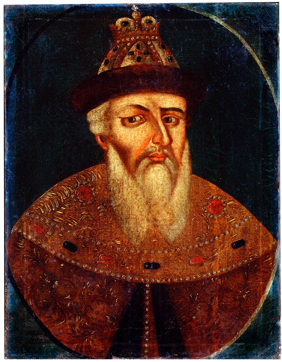 Portret cara Iwana IV Groźnego, początek XVIII w. autorstwa Unbekannt