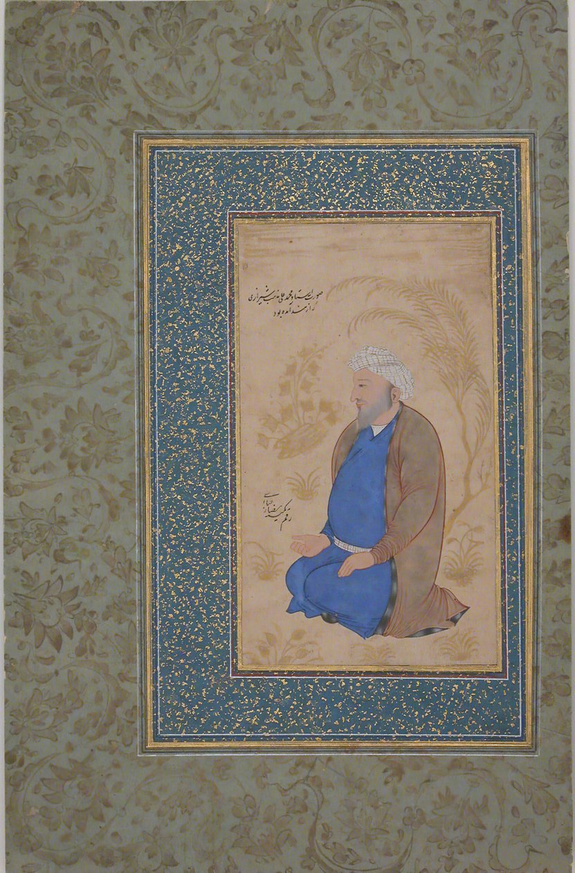 Portret Ustada Muhammada Alego, XVII wiek. autorstwa Unbekannt