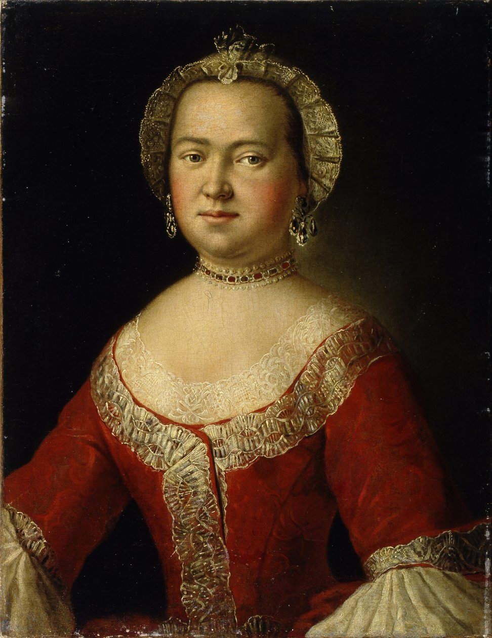 Portret Very Dmitrievna Rezvaya 1809-1849, początek XIX wieku autorstwa Unbekannt