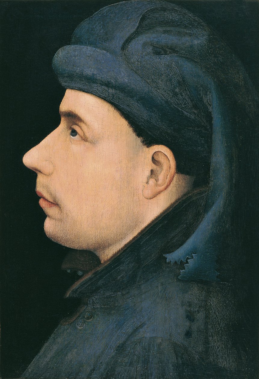 Portret Wacława I, księcia luksemburskiego, ca. 1400-1415 autorstwa Unbekannt