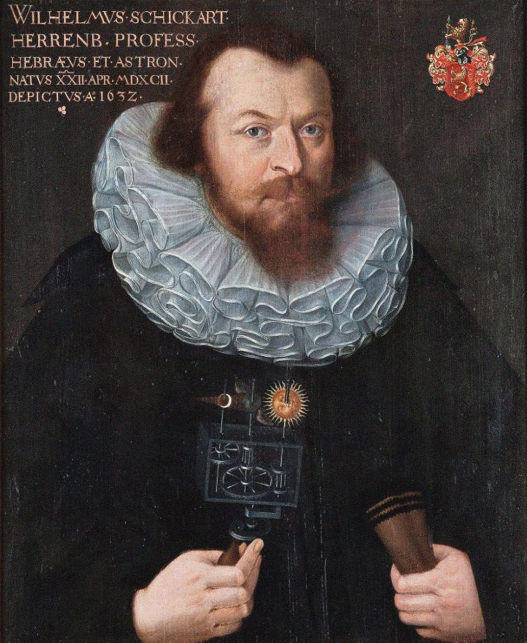 Portret Wilhelma Schickarda 1592-1635, 1632. autorstwa Unbekannt