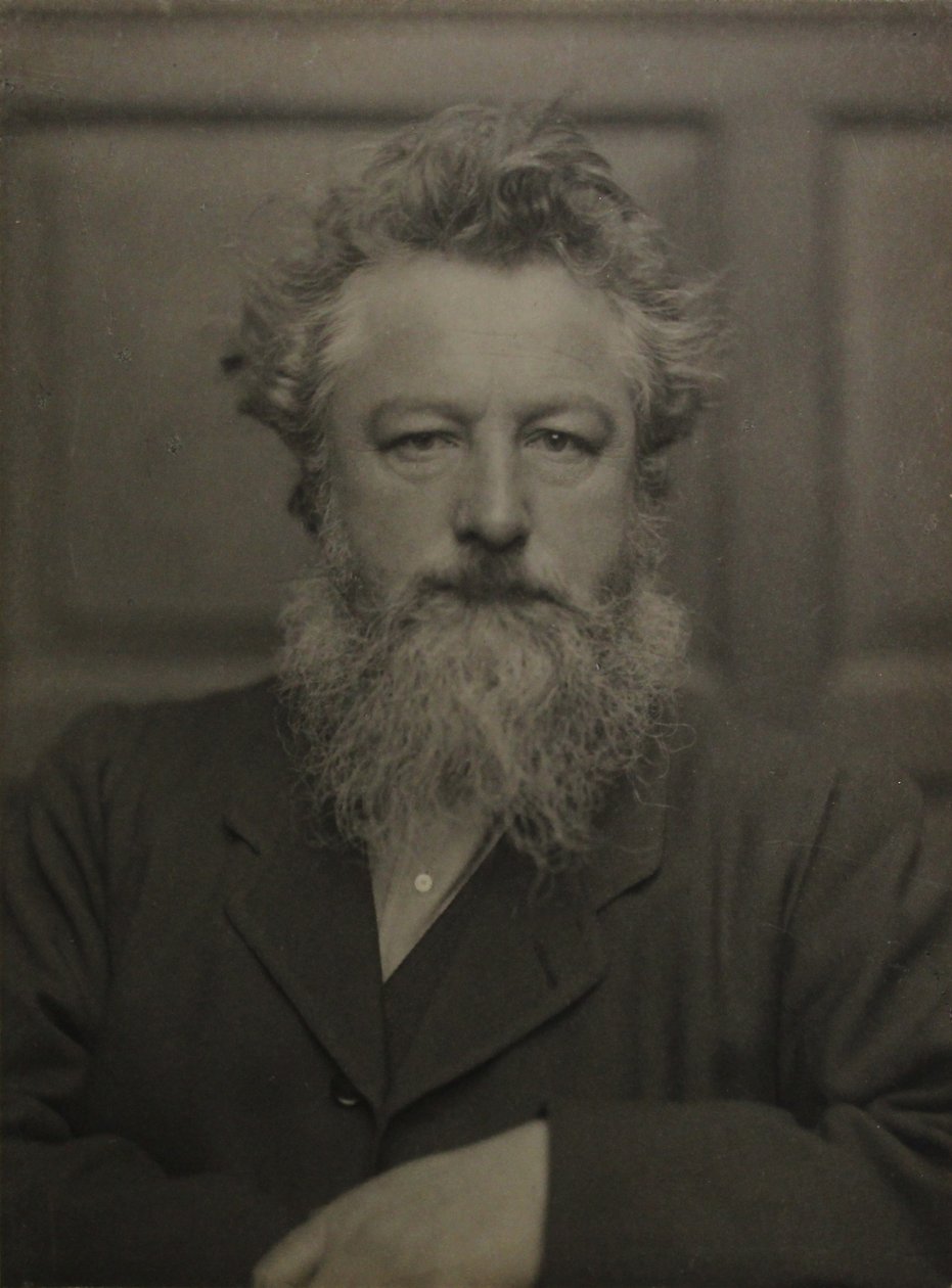 Portret Williama Morrisa 1834-1896, c. 1886. autorstwa Unbekannt