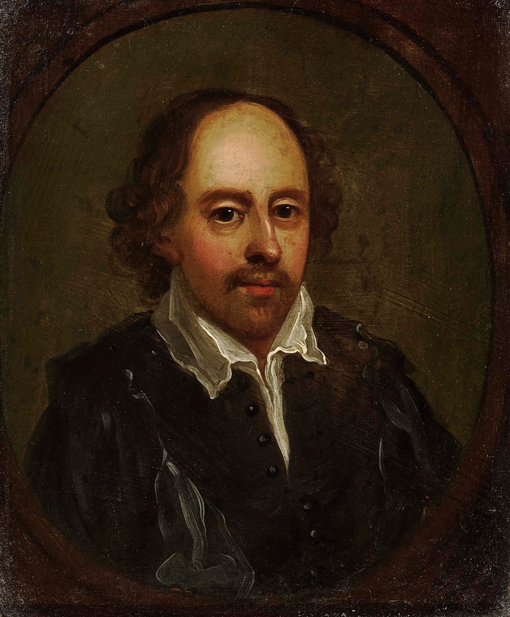Portret Williama Szekspira 1564-1616, I poł. autorstwa Unbekannt