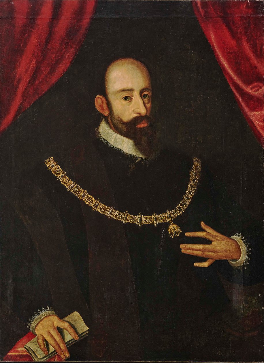 Portret Wilhelma V 1548-1626, księcia Bawarii. autorstwa Unbekannt