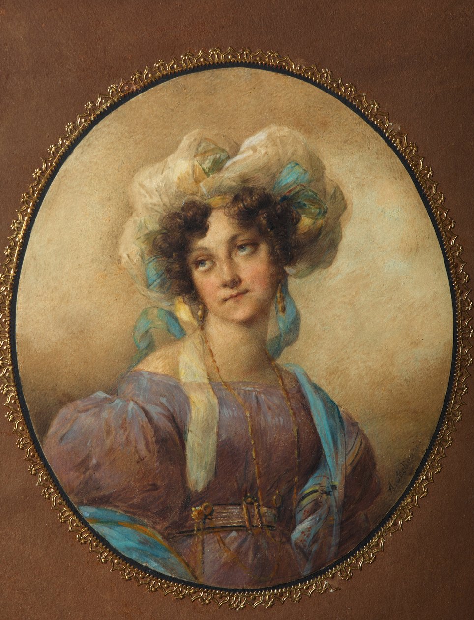 Portret Jeleny Aleksandrownej Golicyny, z domu Naryszkina 1785-1855, lata 20. XIX wieku autorstwa Unbekannt