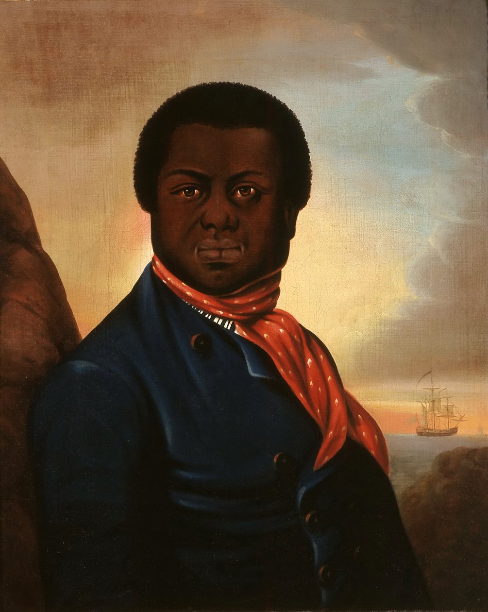 Portret czarnego marynarza Paula Cuffe