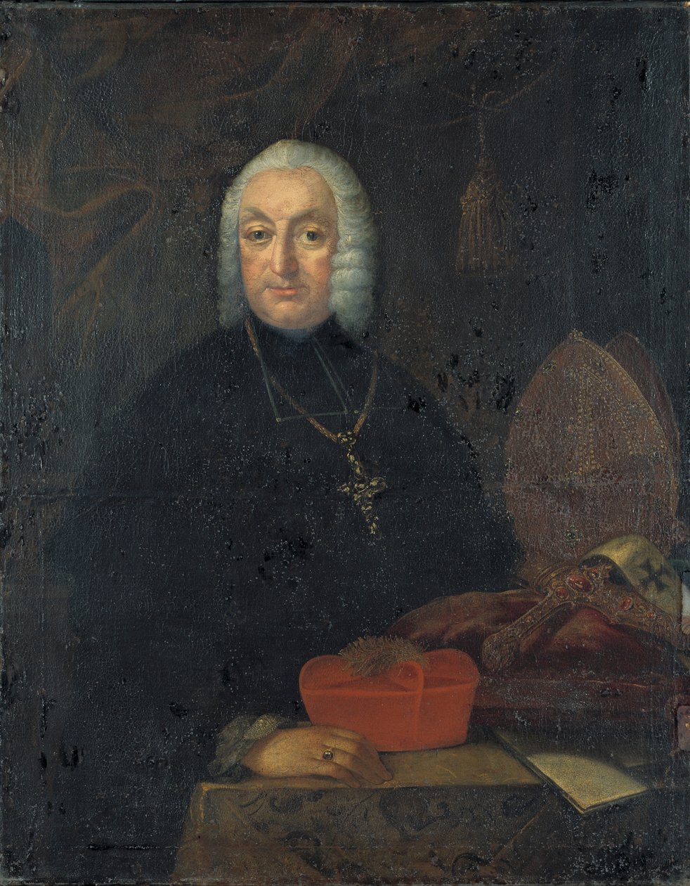 Portret kardynała, XVIII wiek. autorstwa Unbekannt