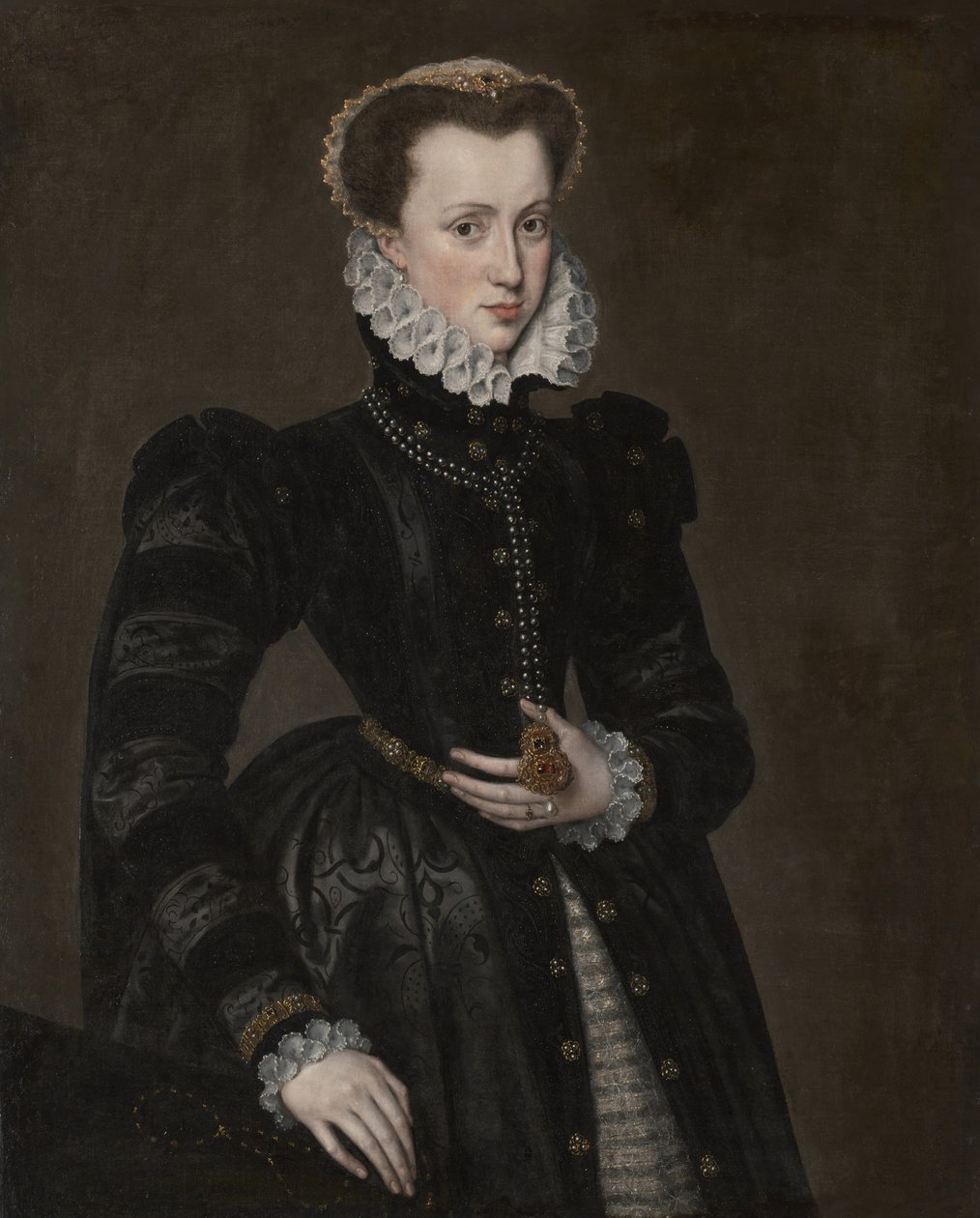 Portret damy dworskiej, 156070. autorstwa Unbekannt