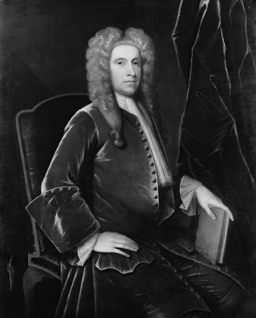 Portret mężczyzny, ca. 1720-30. autorstwa Unbekannt
