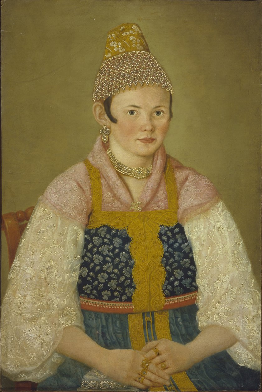 Portret kupca w Kokoszniku Kabluchok autorstwa Unbekannt