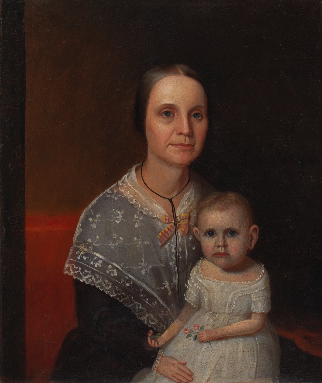 Portret Matki z Dzieckiem, ca. 1850. autorstwa Unbekannt