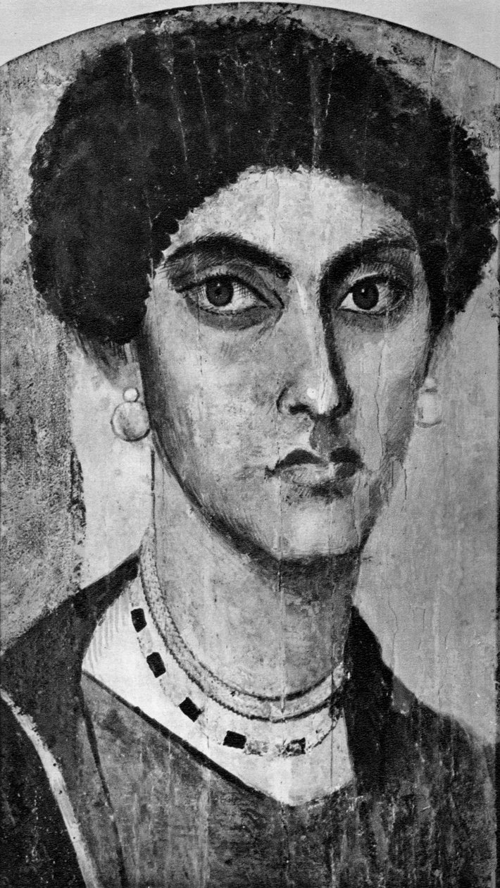 Portret damy, Al-Fajum, Egipt, II wiek 1936 autorstwa Unbekannt