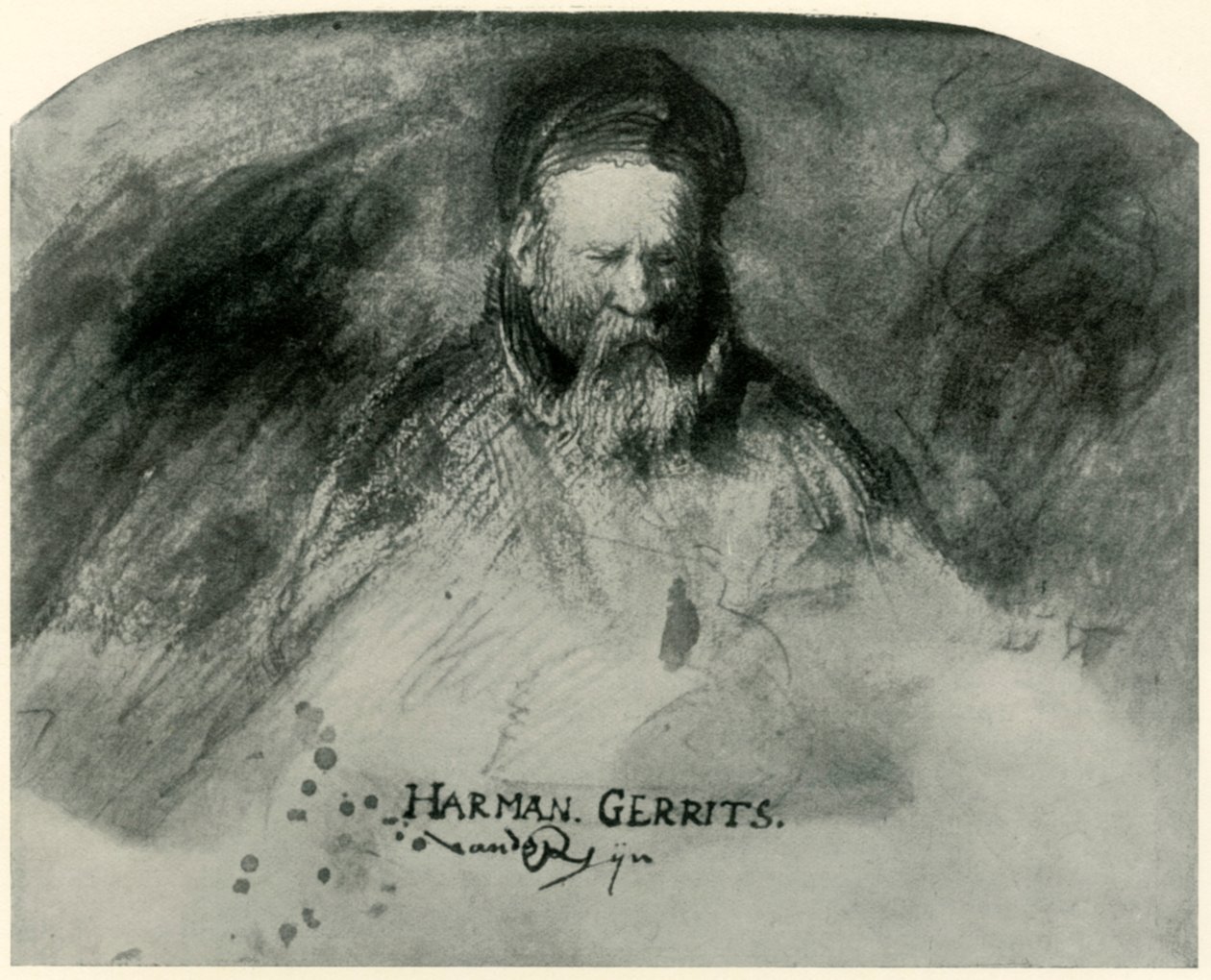 Portret ojca starca Rembrandta, 1625-1630, 1906. autorstwa Unbekannt