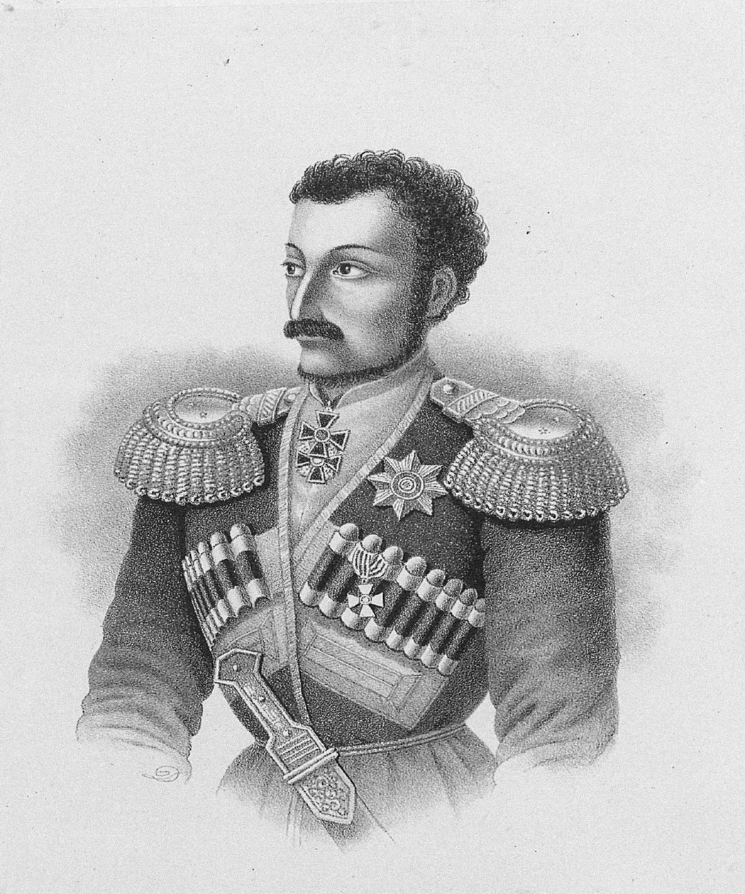 Portret generała majora Nikołaja Sleptsova 18151851, 1877 autorstwa Unbekannt