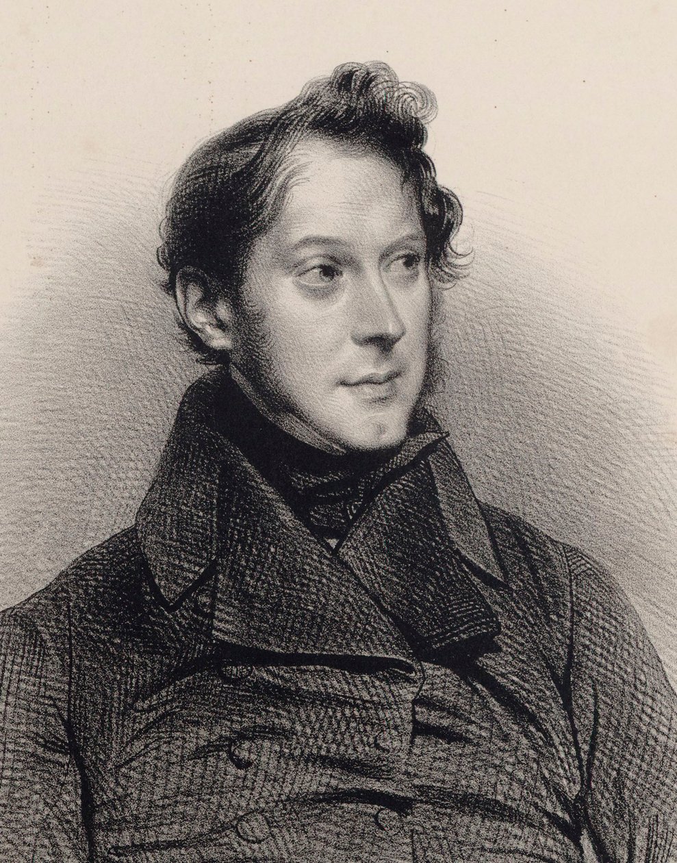 Portret pianisty i kompozytora Amédée Méreaux 1802-1874. autorstwa Unbekannt
