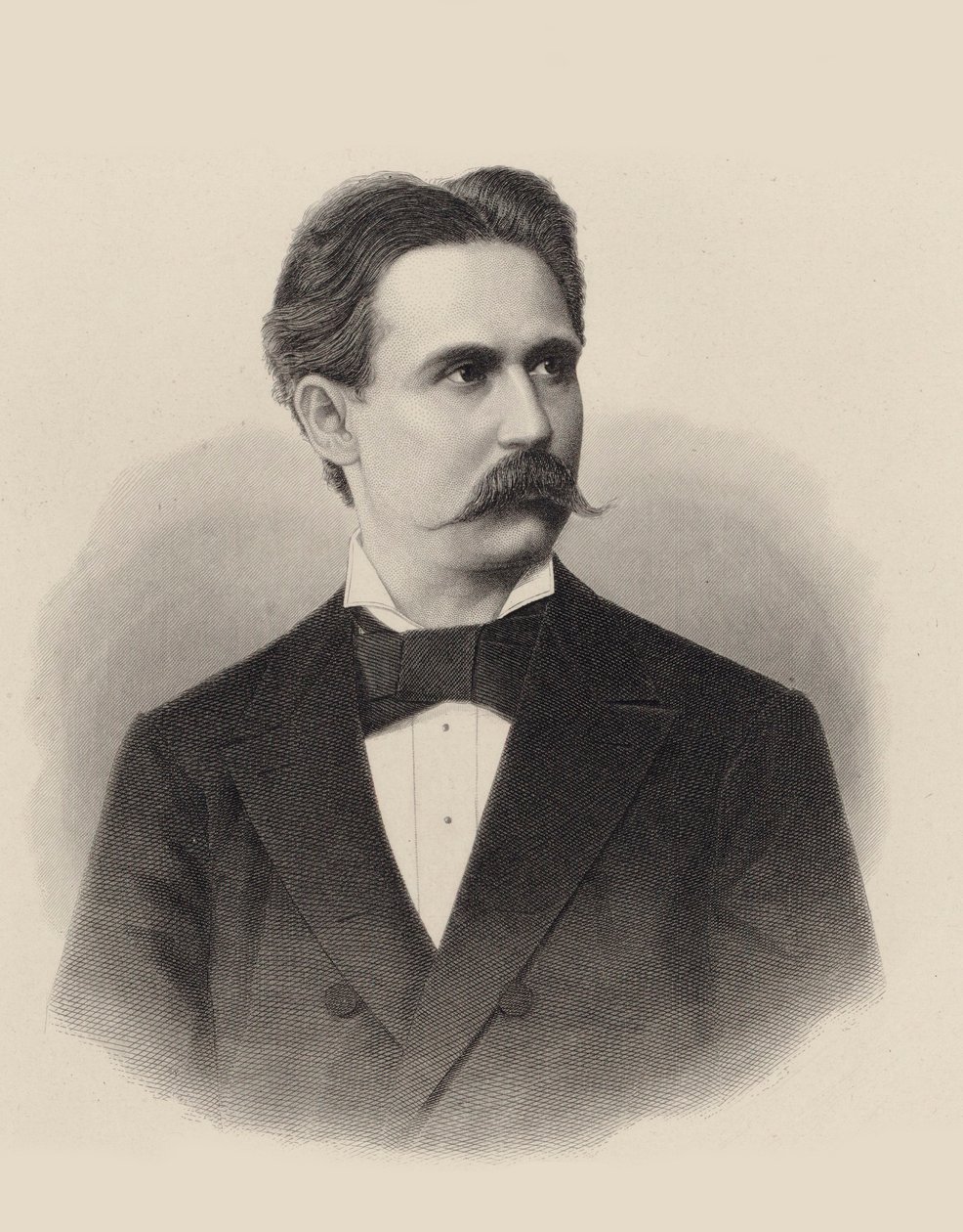 Portret pianisty i kompozytora Xavera Scharwenki 1850-1924, ok. 1850-1924. 1880. autorstwa Unbekannt