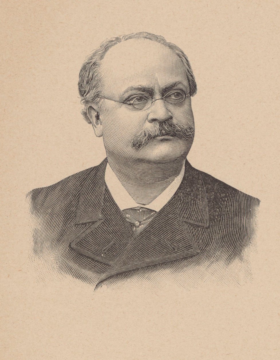 Portret kompozytora Charlesa Lecocqa 1832-1918. autorstwa Unbekannt