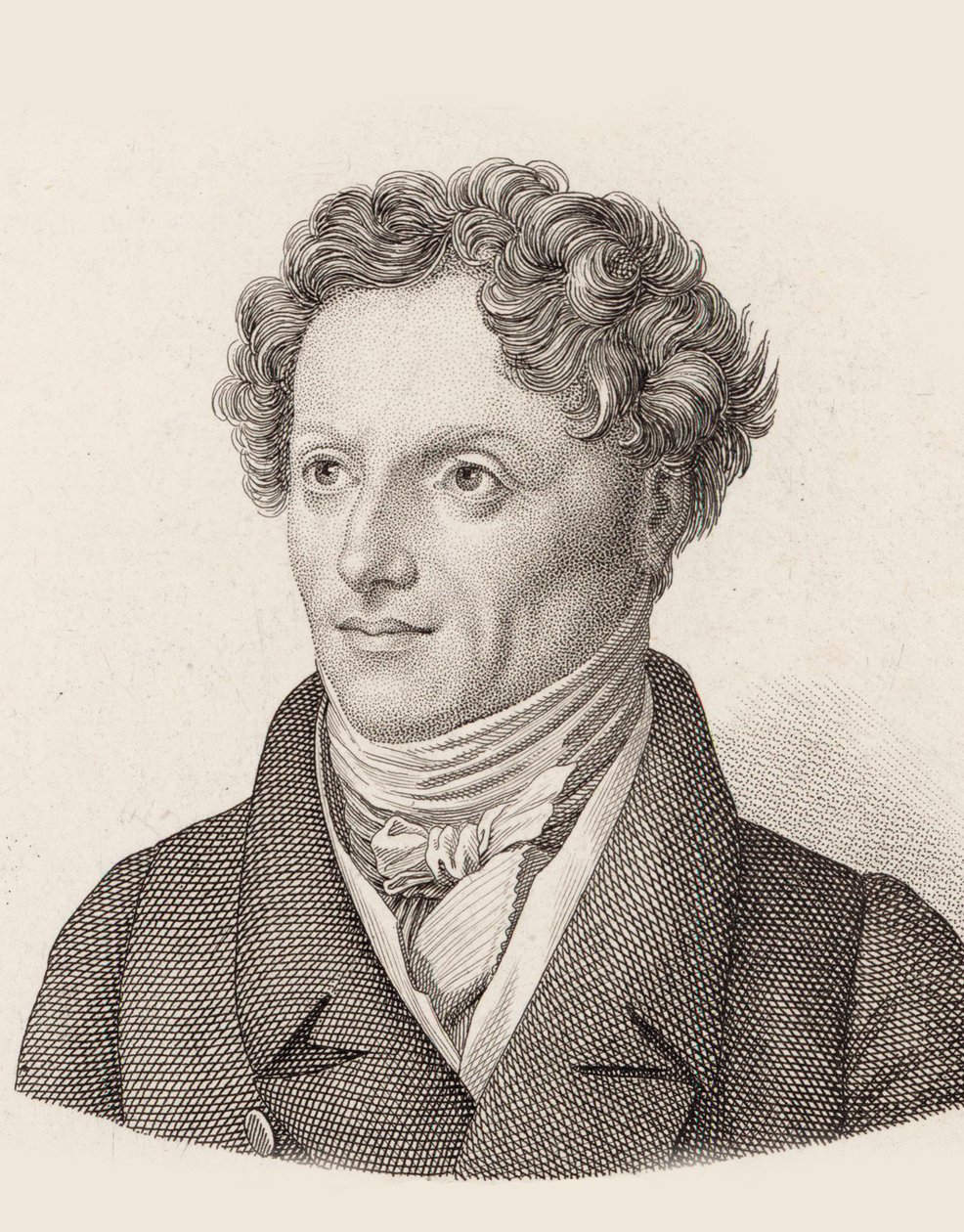 Portret kompozytora Francesco Morlacchi 1784-1841. autorstwa Unbekannt