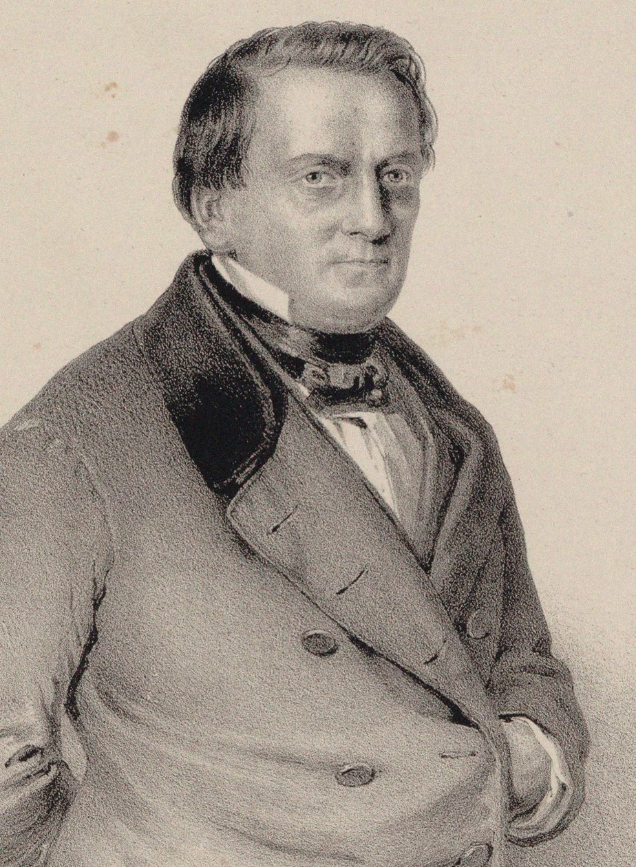 Portret kompozytora Franza Lachnera 1803-1890 , 1850. autorstwa Unbekannt