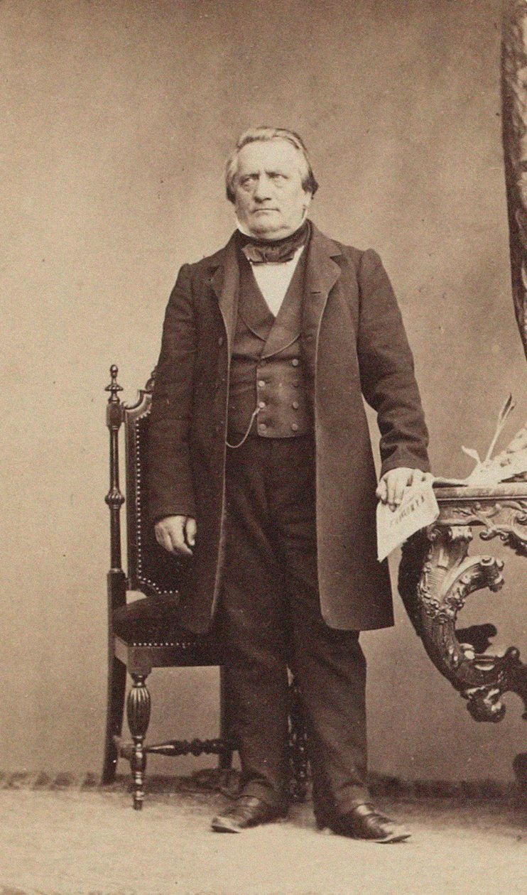 Portret kompozytora Franza Lachnera 1803-1890 , c. 1850. autorstwa Unbekannt