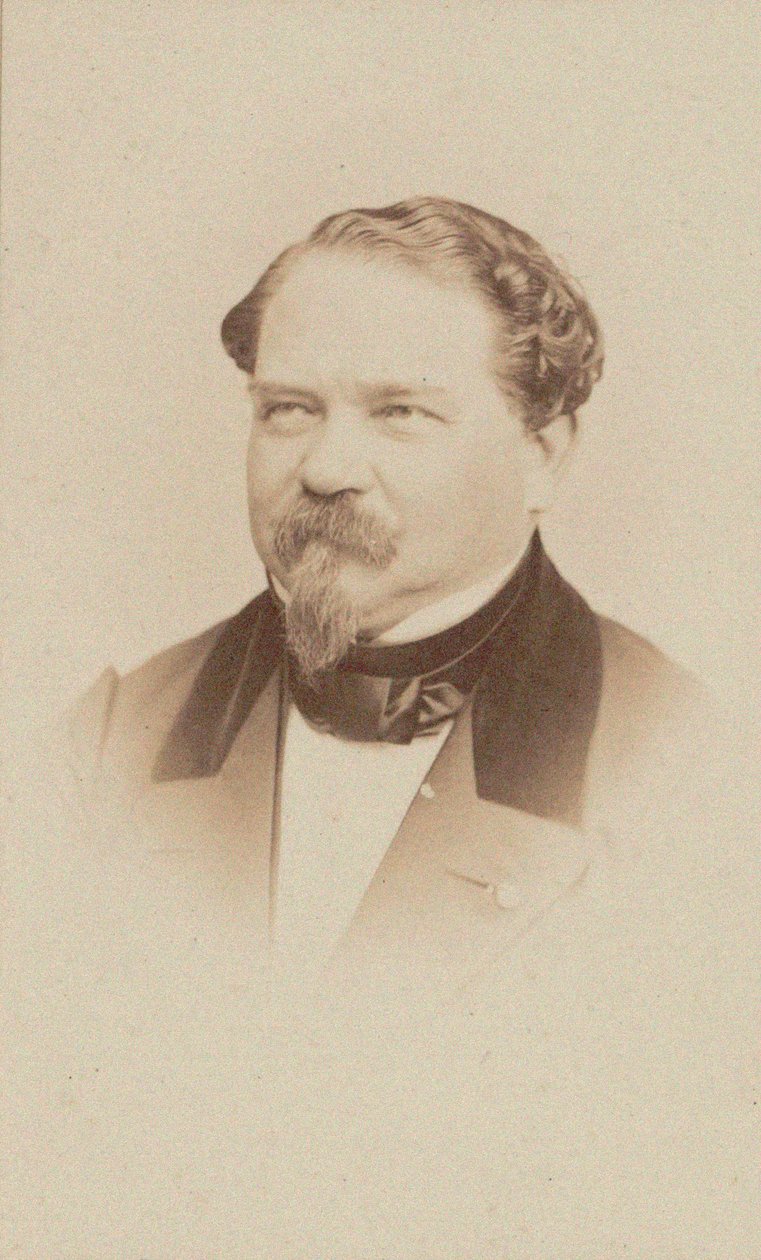 Portret kompozytora Jean-Georgesa Kastnera 1810-1867. autorstwa Unbekannt