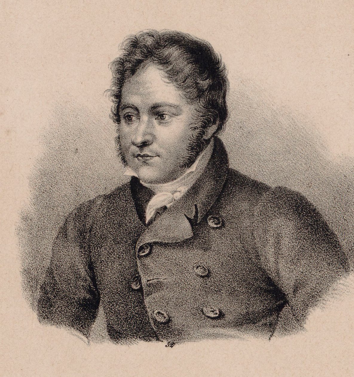 Portret kompozytora Johanna Bernharda Logiera 1777-1846. autorstwa Unbekannt