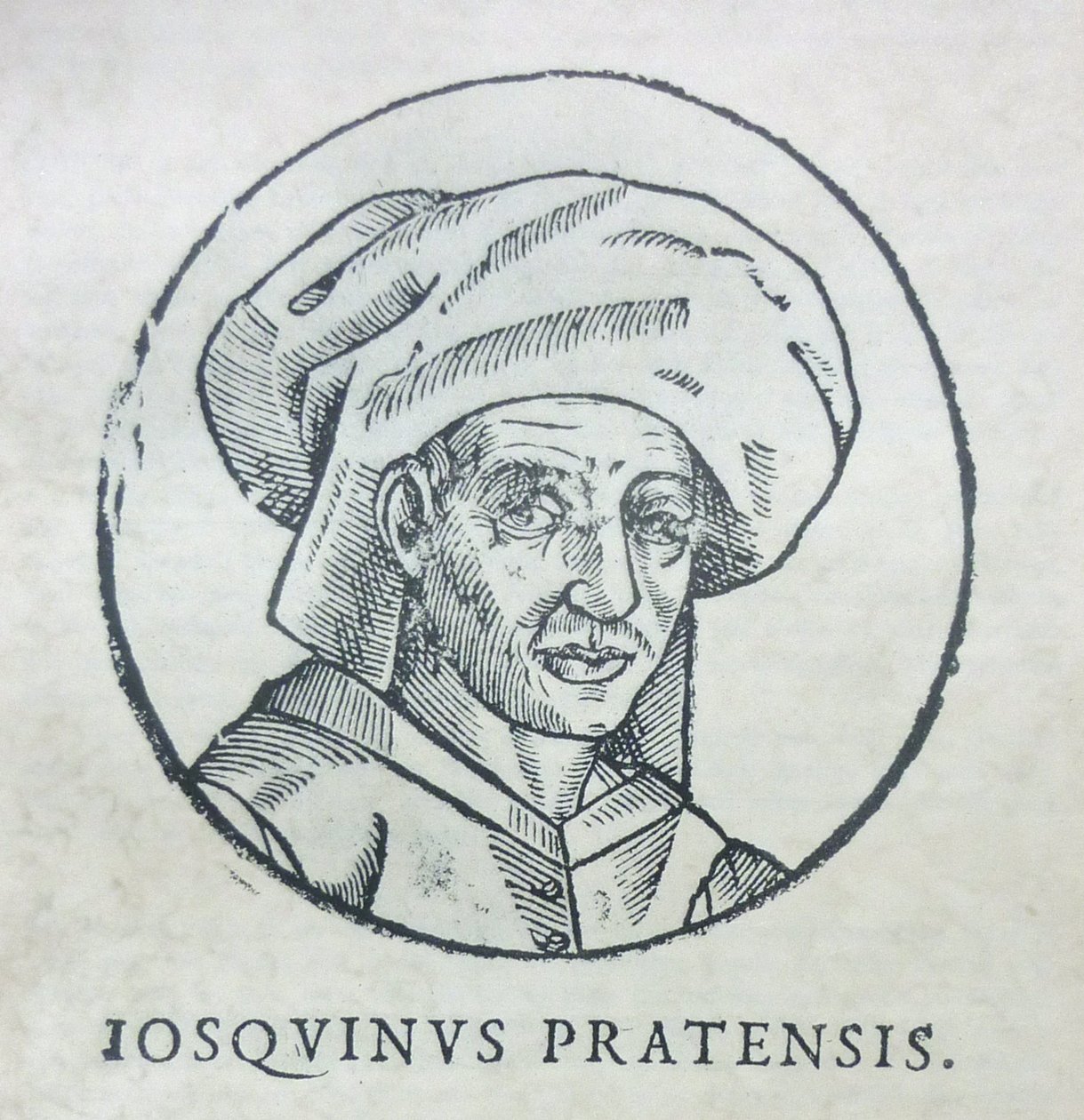 Portret kompozytora Josquina des Preza, ok. 1930 r. 1610 autorstwa Unbekannt