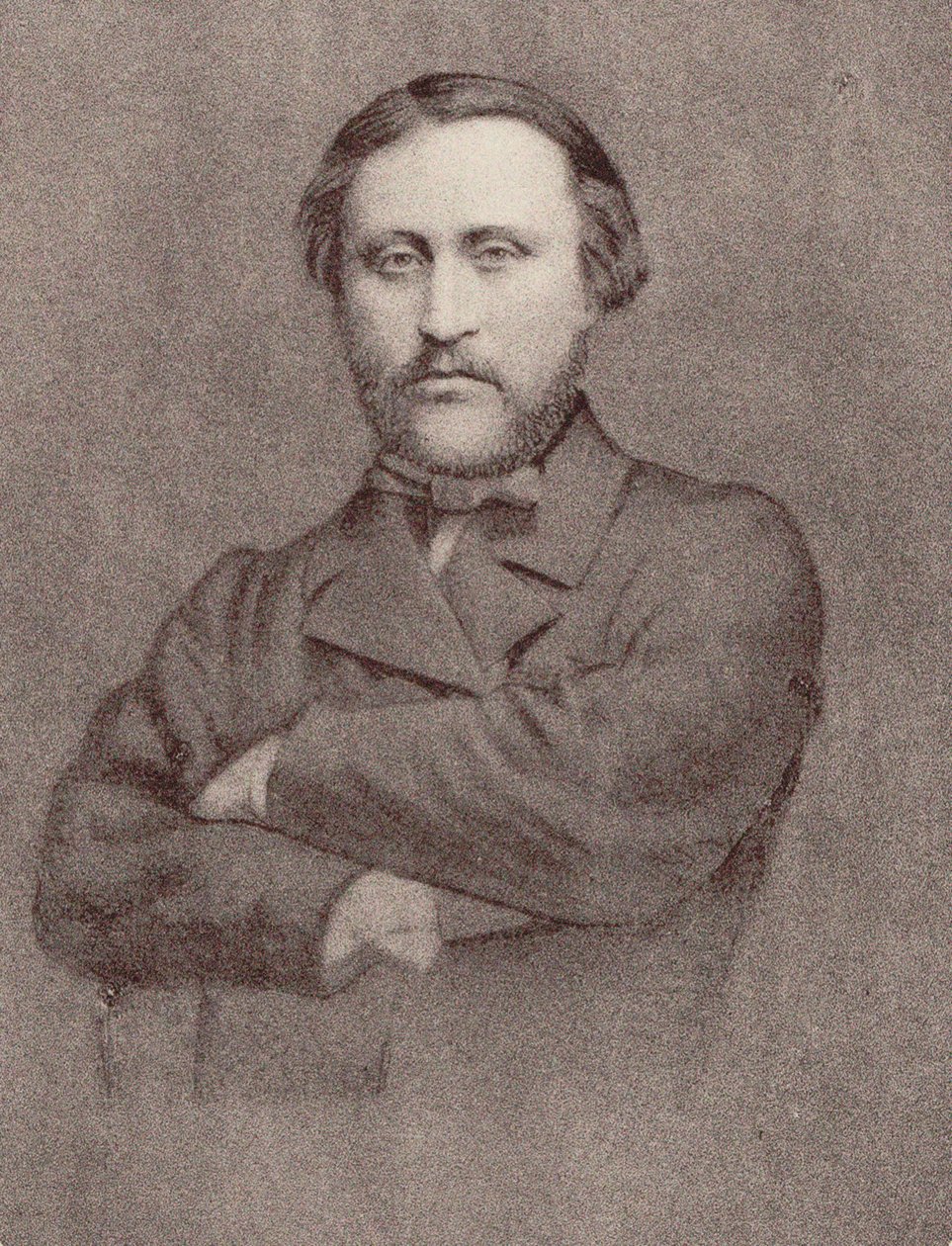 Portret kompozytora Léona Kreutzera 1817-1868. autorstwa Unbekannt