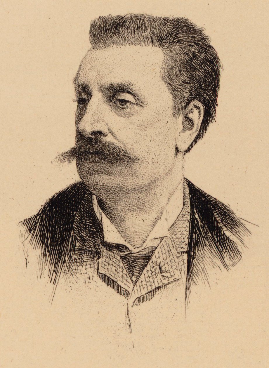 Portret kompozytora Victorina de Joncières 1839-1903. autorstwa Unbekannt