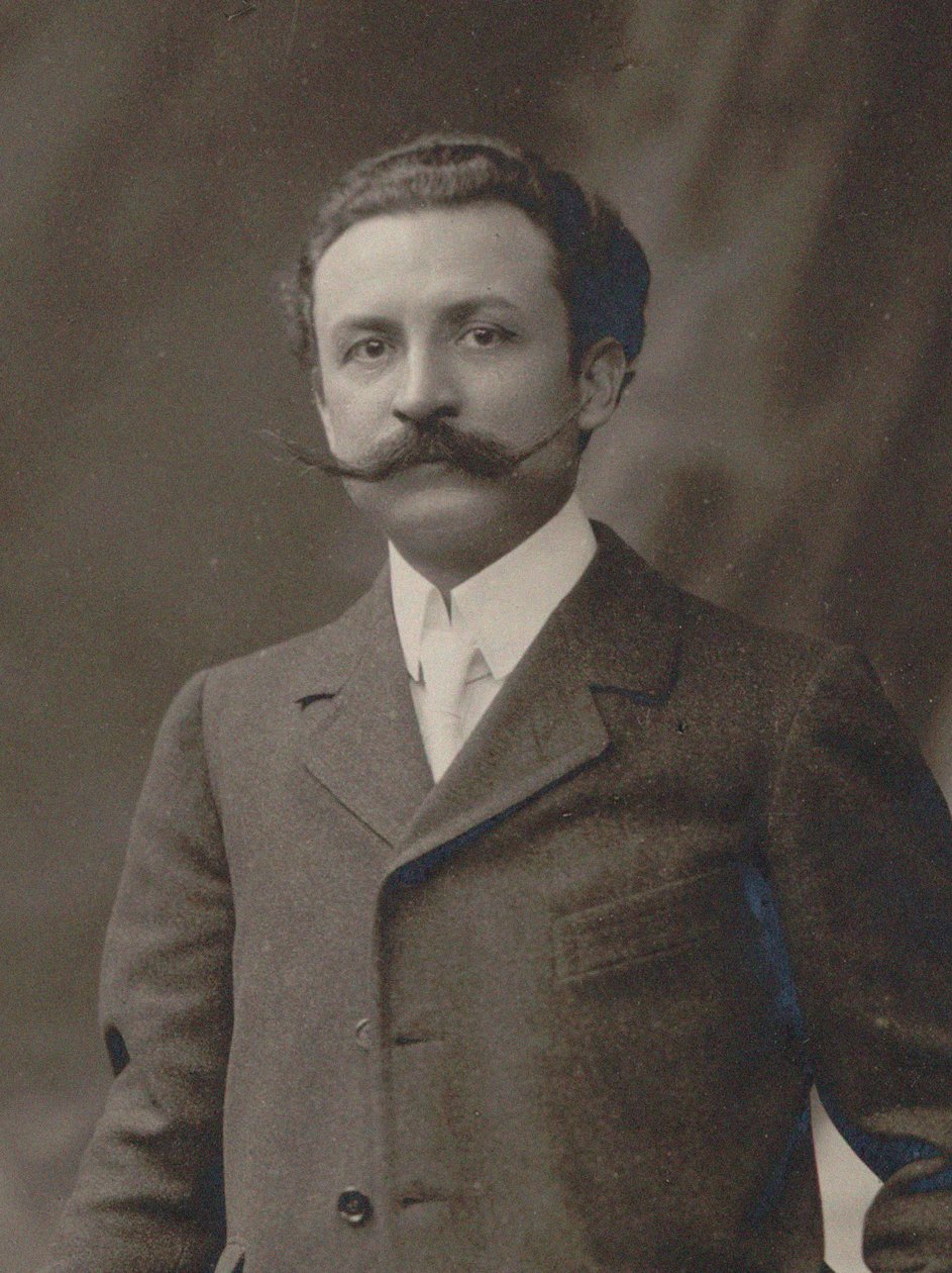 Portret kompozytora Xaviera Leroux 1863-1919, c. 1910. autorstwa Unbekannt