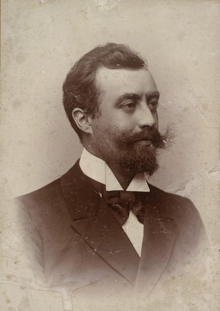 Portret kompozytora i organisty Alfreda Toffta 1865-1931, 1898. autorstwa Unbekannt