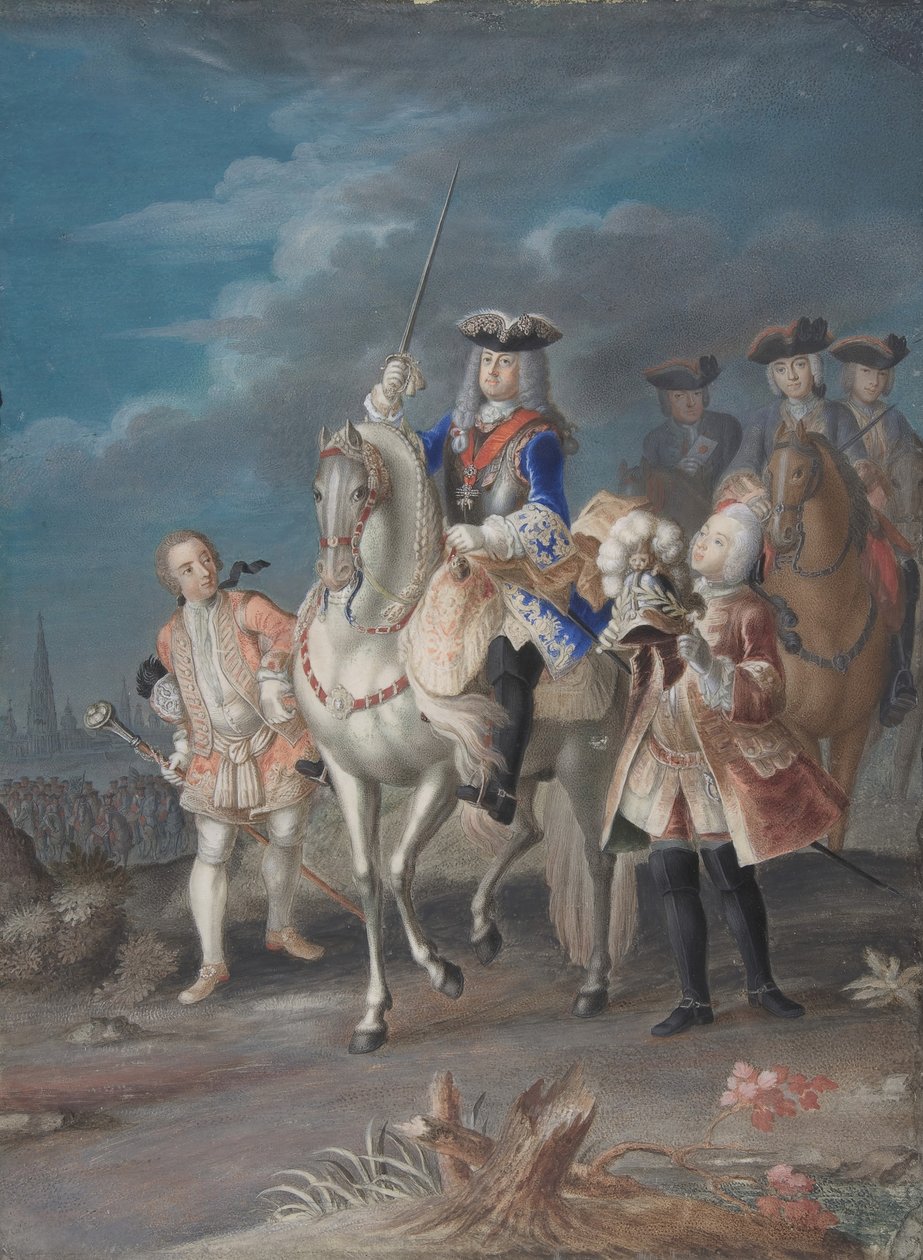 Portret małżonki cesarzowej Rosji, XVIII wiek. autorstwa Unbekannt