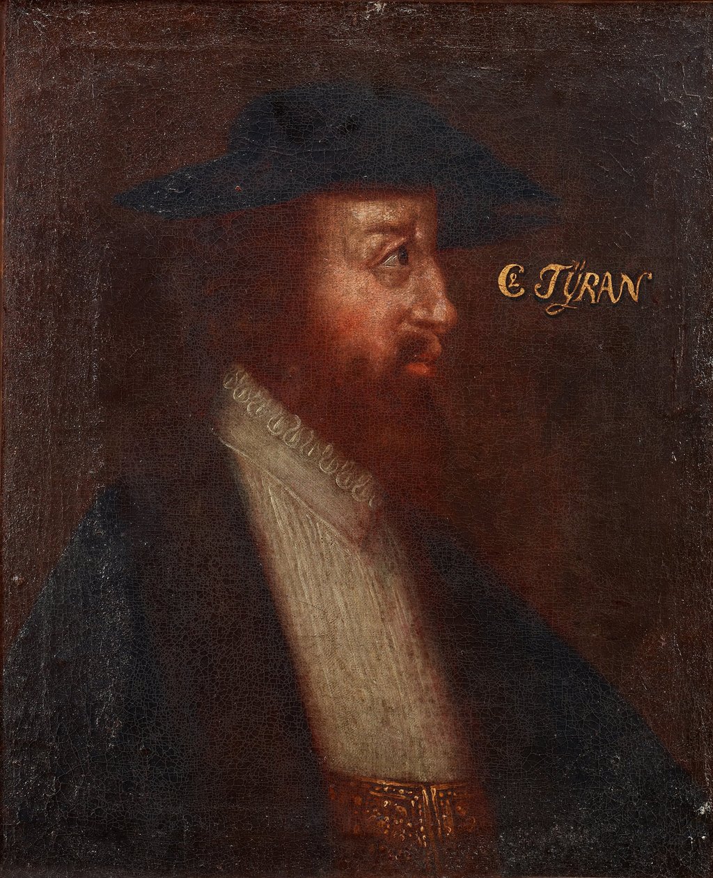 Portret króla duńskiego Christiana II, um 1700 autorstwa Unbekannt