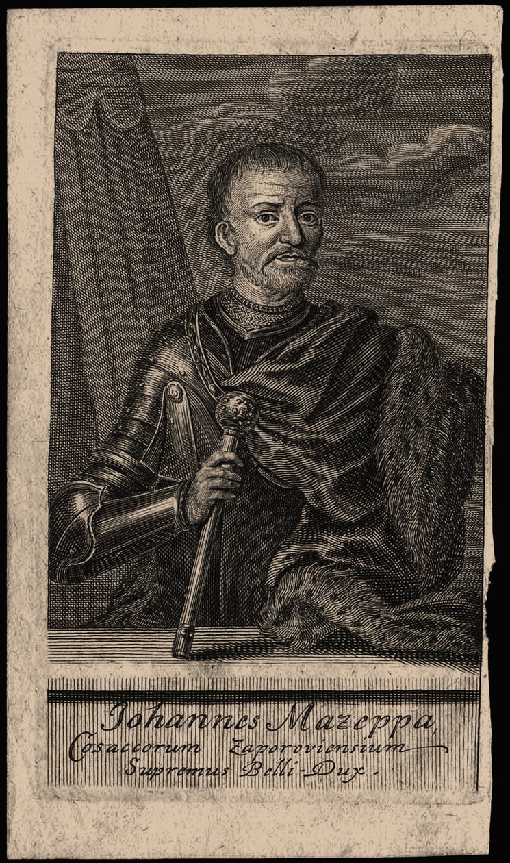 Portret hetmana Iwana Mazepy 1639-1709, pocz. autorstwa Unbekannt