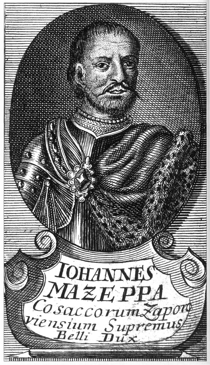 Portret hetmana Iwana Mazepy 1639-1709, pocz. autorstwa Unbekannt