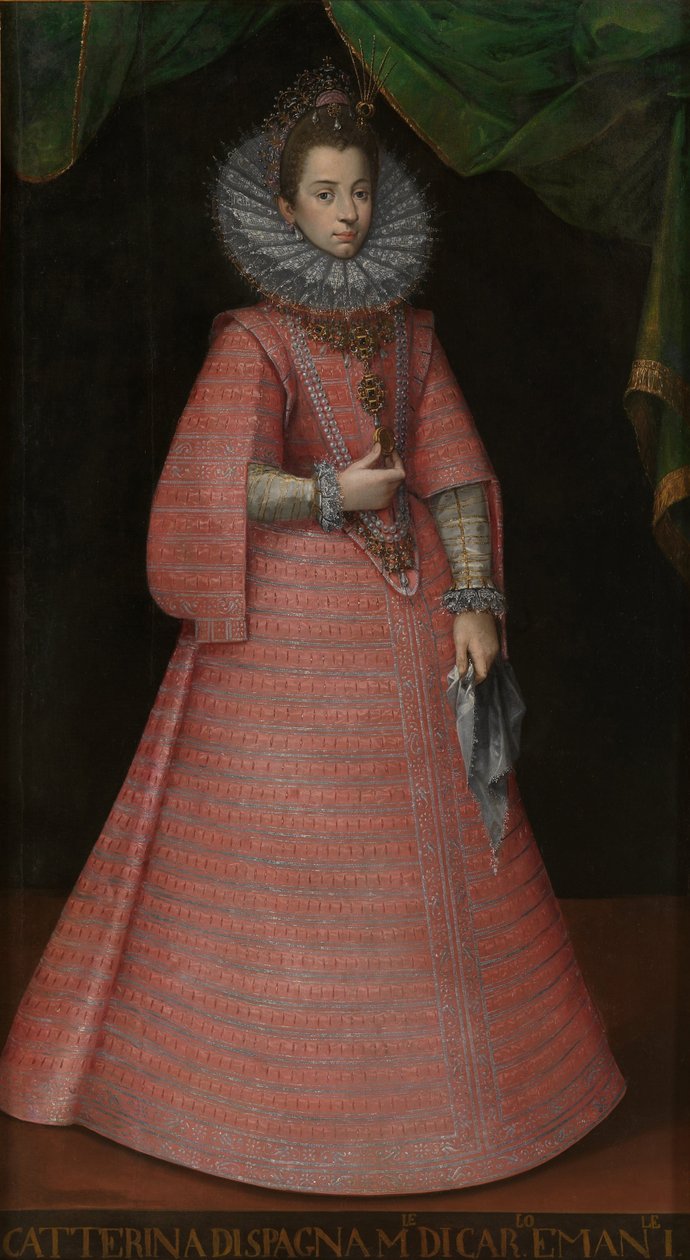 Portret infantki Katarzyny Michelle z Hiszpanii 1567-1597 autorstwa Unbekannt