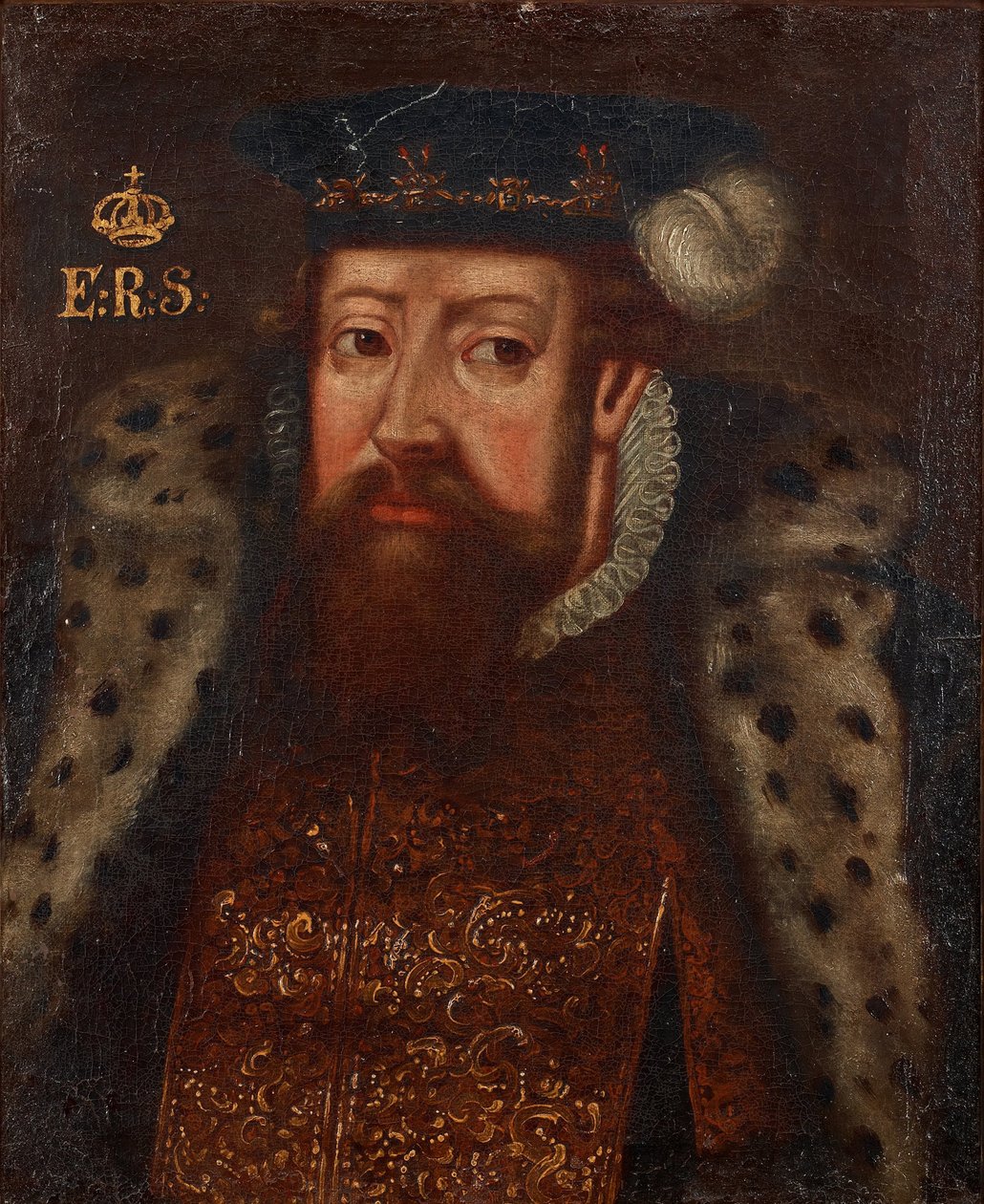 Portret króla Szwecji Eryka XIV 1533-1577, um 1700 autorstwa Unbekannt