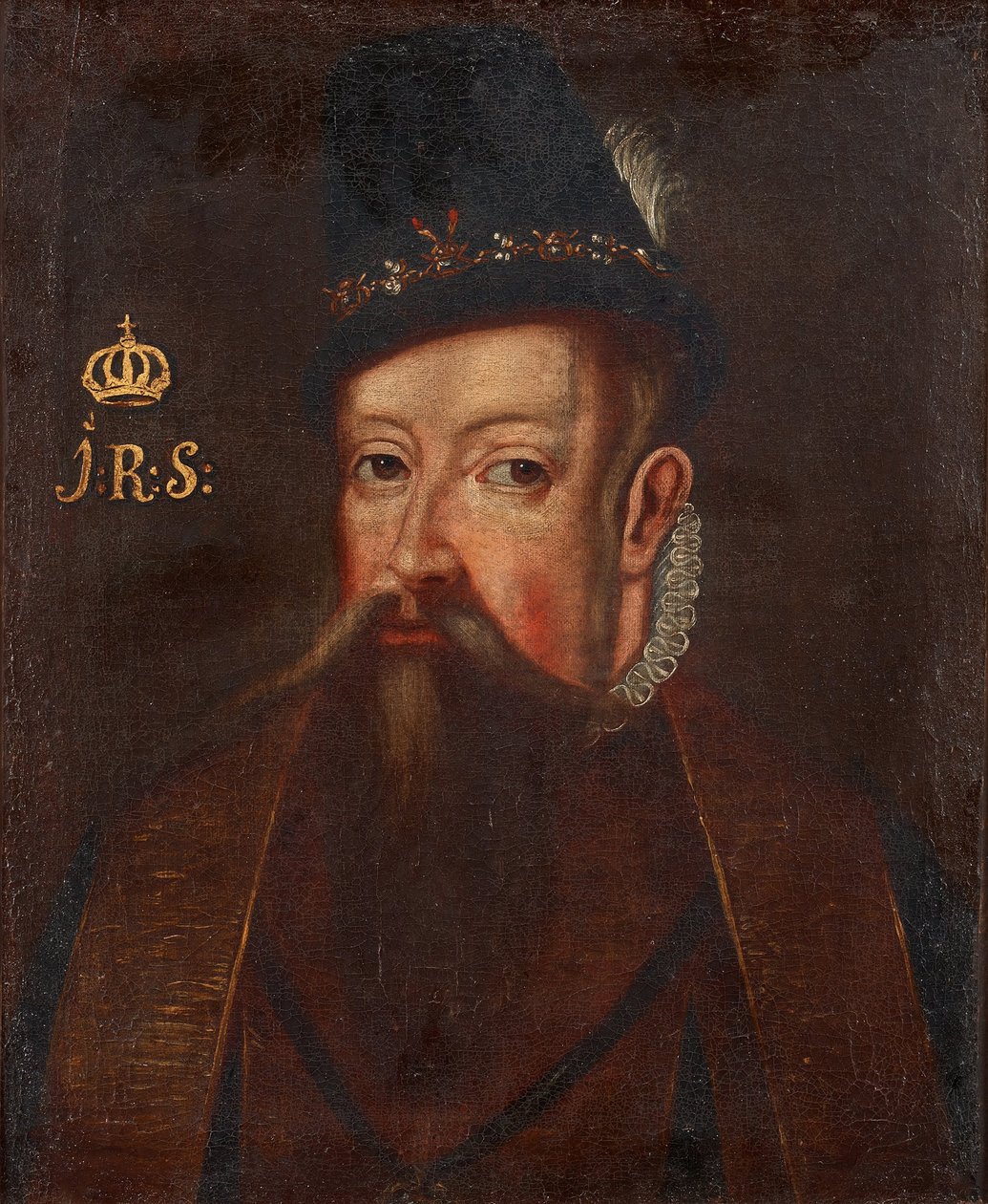 Portret króla Jana III Szwecji 1537-1592, um 1700 autorstwa Unbekannt