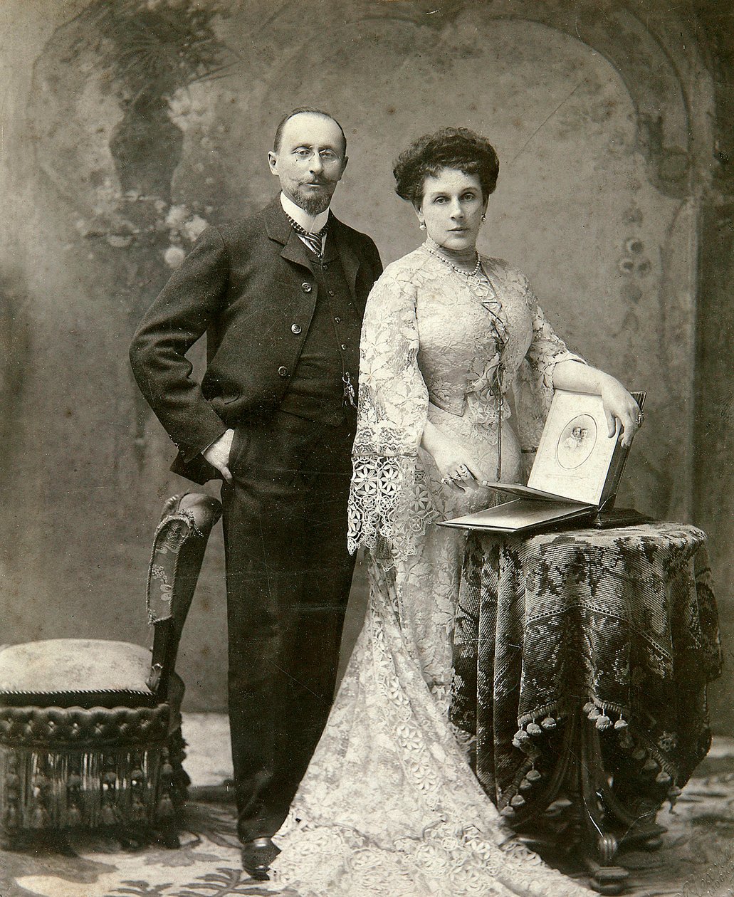 Portret przywódcy zgromadzenia szlachty moskiewskiej Piotra Basilewskiego 1855-1920 autorstwa Unbekannt
