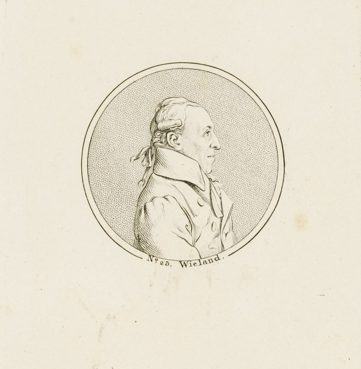 Portret poety i pisarza Christopha Martina Wielanda 1733-1813, ok. 1930 r. 1810. autorstwa Unbekannt