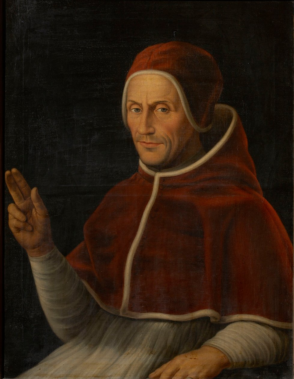 Portret papieża Adriana VI 1459-1523, ok. 1630. autorstwa Unbekannt