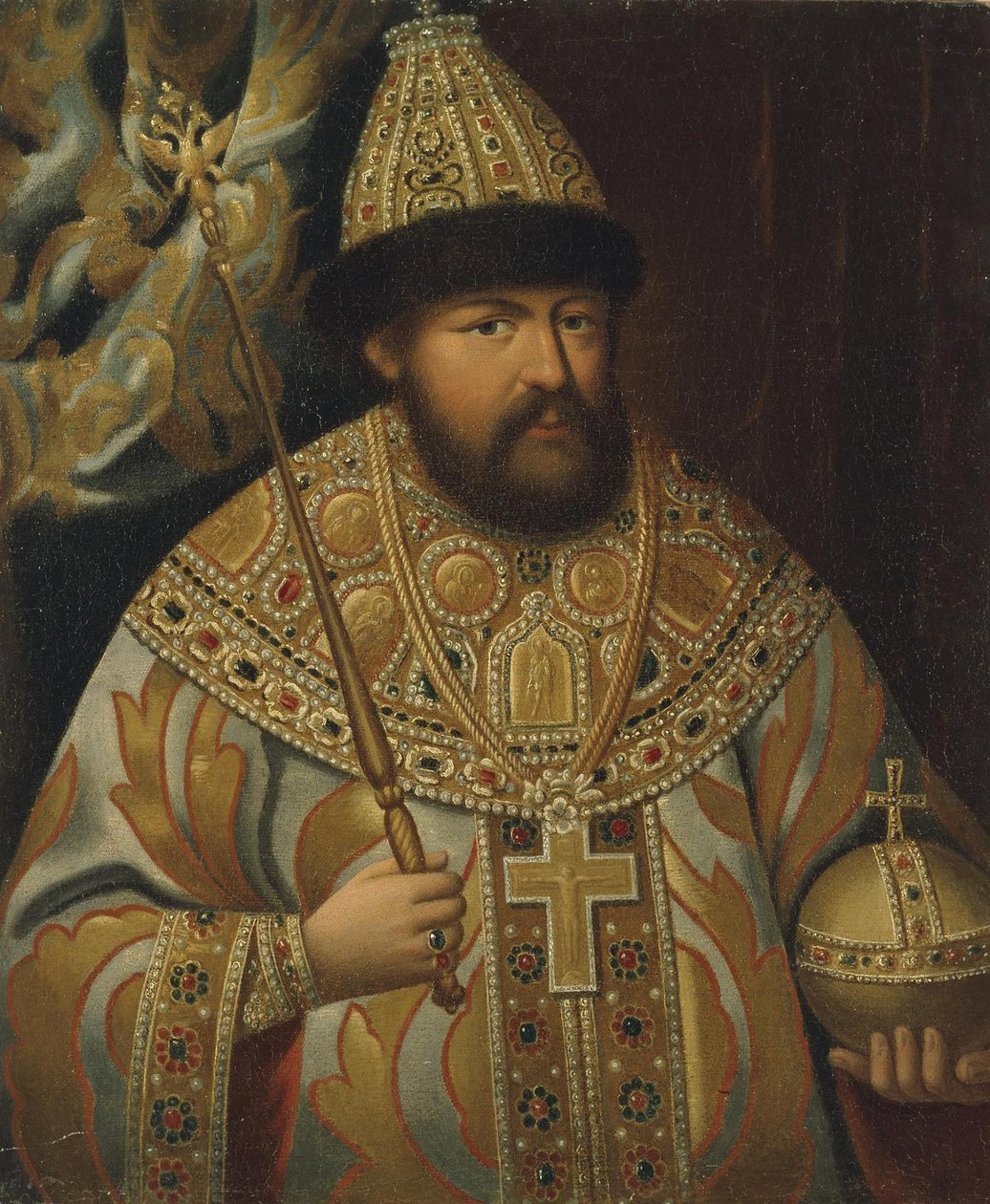 Portret cara Rosji Aleksisa I Michajłowicza 1629-1676, koniec XVIII wieku. autorstwa Unbekannt