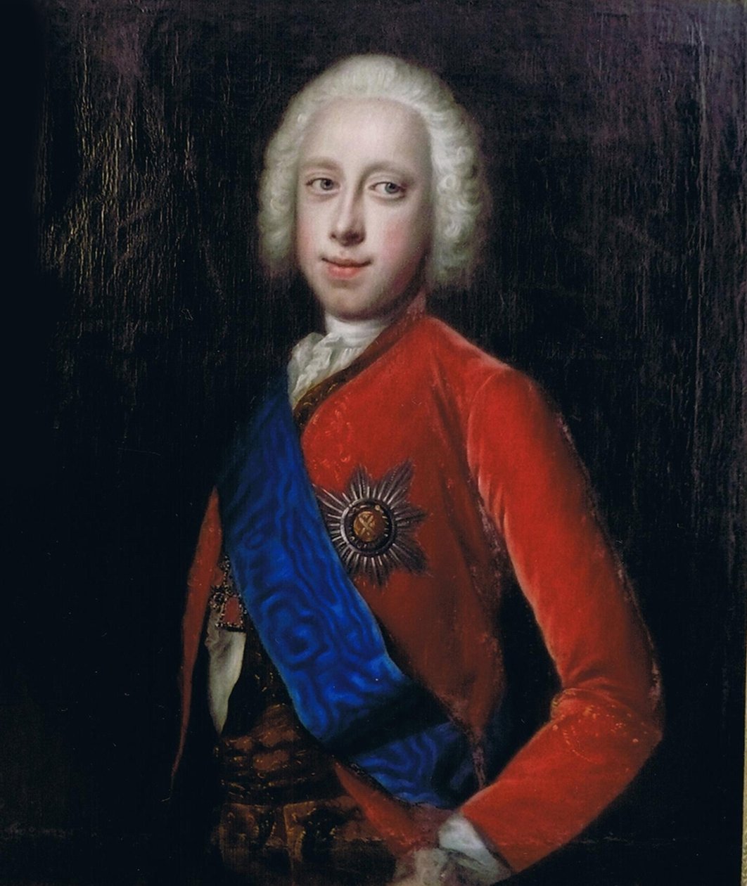 Portret cara Piotra III Ruskiego 1728-1762, II poł. autorstwa Unbekannt