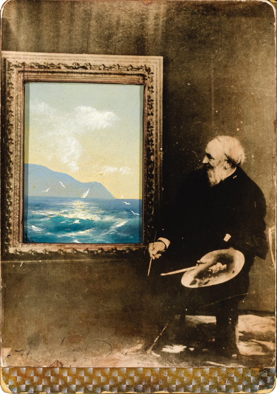 Portret artysty Iwana Aiwazowskiego 1817-1900, 1889 autorstwa Unbekannt